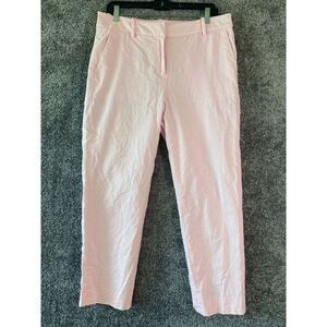 J. Crew Pink Ankle Cropped Pants